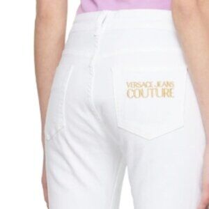 Versace Jeans Couture White Skinny Jeans 25 NWT